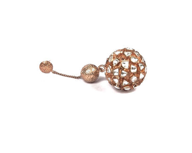 Semi-precious jewelry disco drop earrings