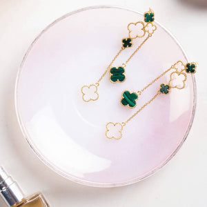 4 Leaf Clover Danglers - Gold Plated