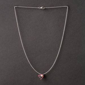 Classic Rubies & Pearl Necklace